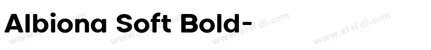 Albiona Soft Bold字体转换